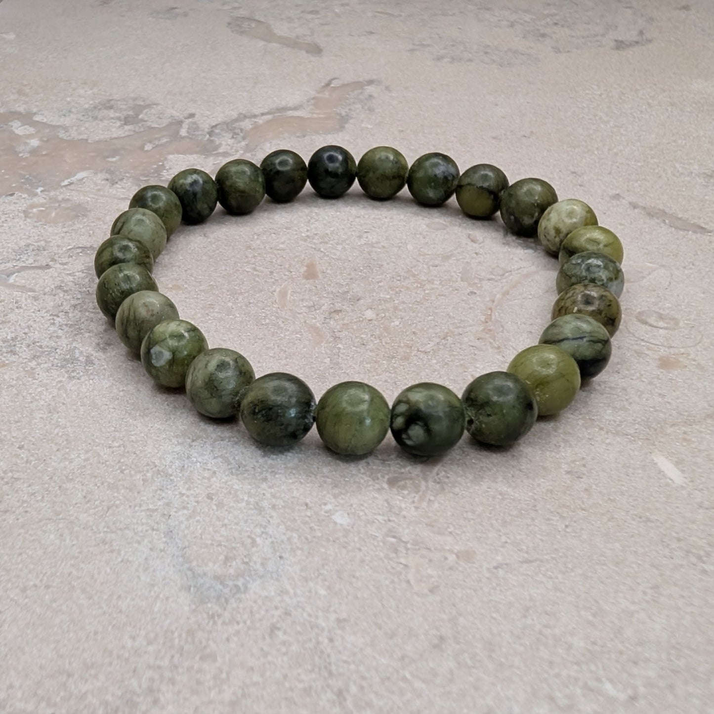 Armband med Jade - 18 cm