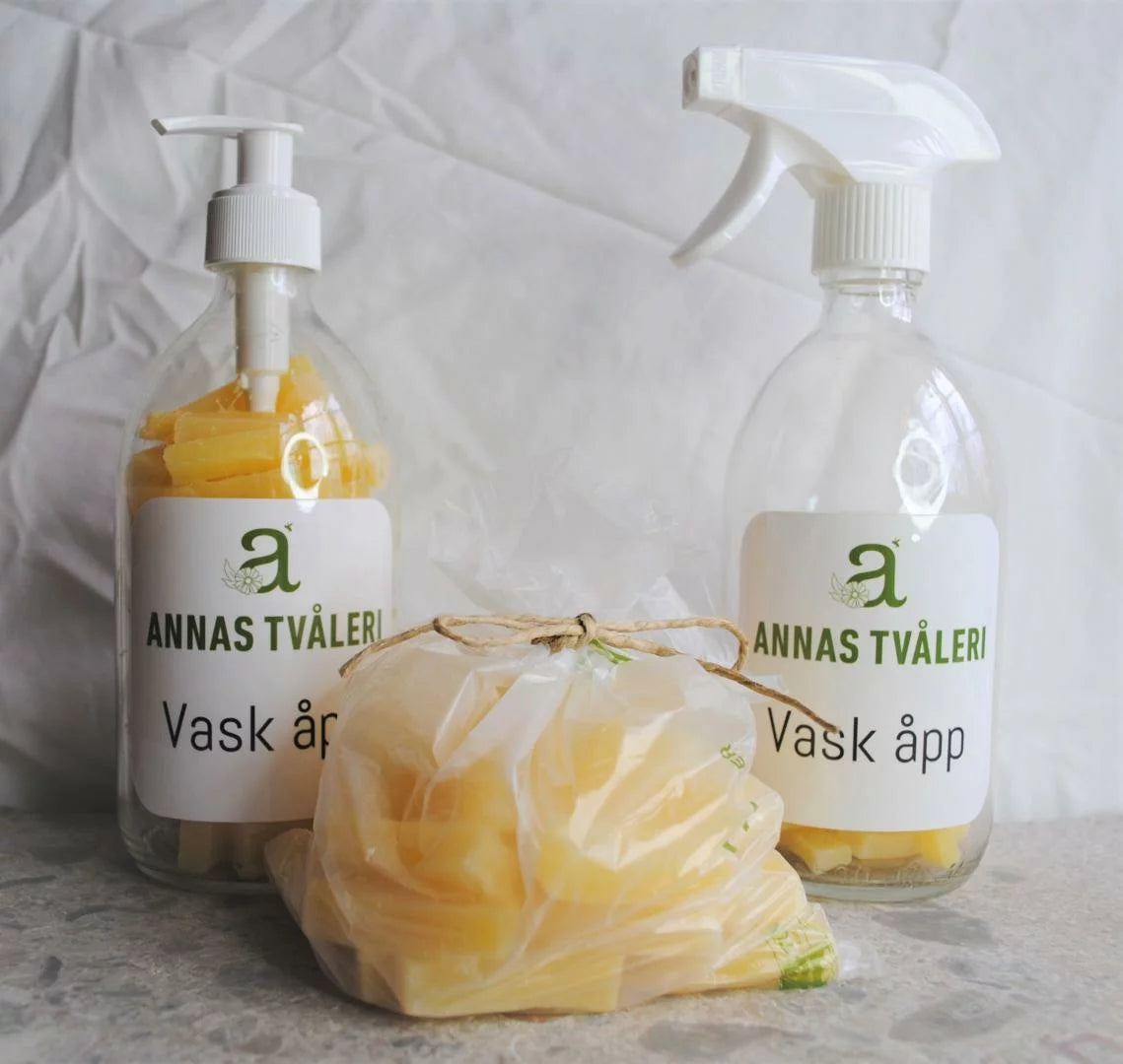 Vask åpp Söiren – Allrengöring på glasflaska (Spray) 🍋