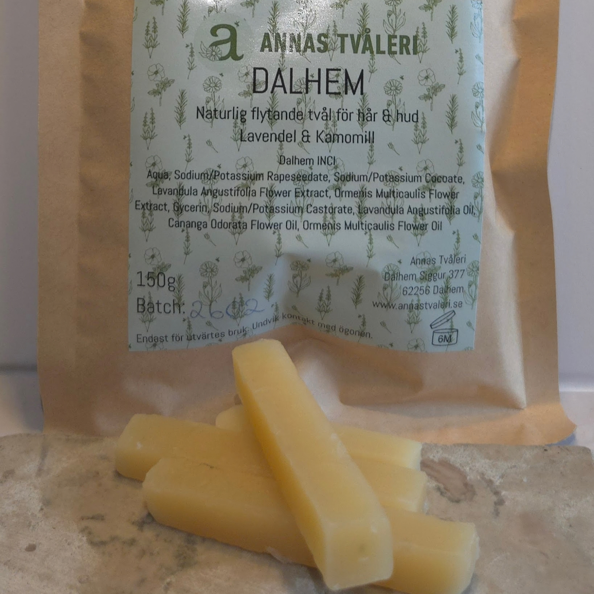 Refillpåse – Siggur/Dalhem (Tvål & Schampo)