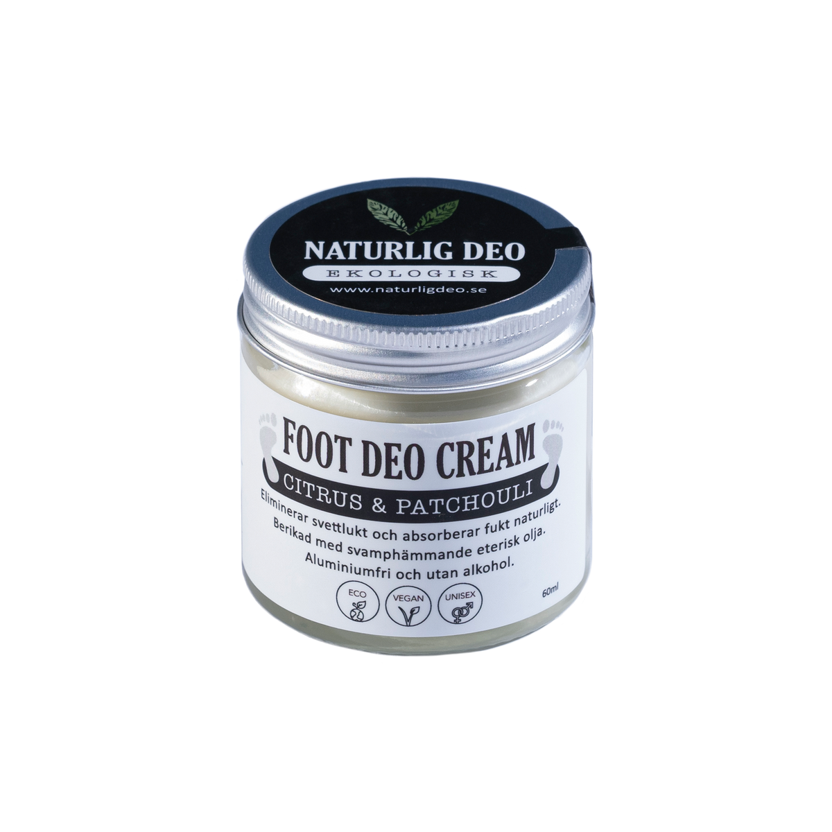 Naturlig Deo Foot Deo Cream