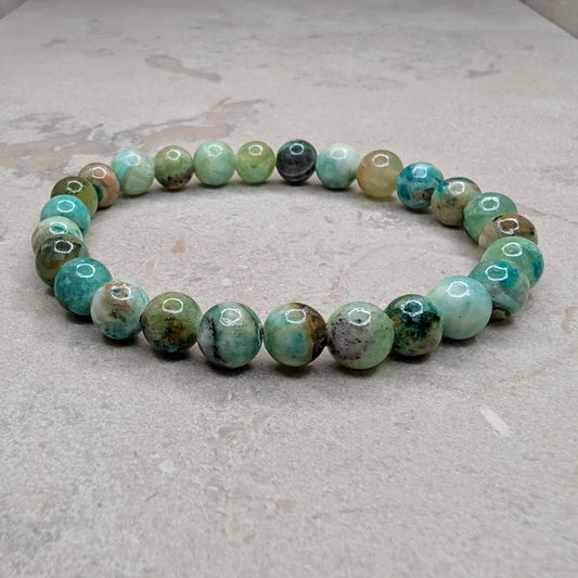 Armband med Amazonit - 18 cm