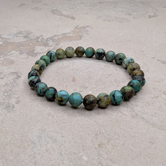 Armband med Afrikansk Turkos - 15 cm