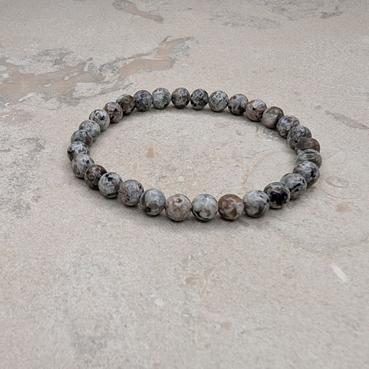 Armband med Net Jaspis - 16 cm