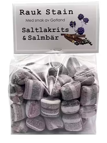 Gotlandsgodis – Rauk Stain Saltlakrits & Salmbär